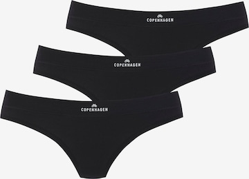 Copenhagen Studios Stringit värissä musta: etupuoli