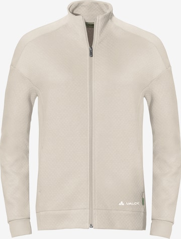 VAUDE Outdoor Jacket in Beige: front