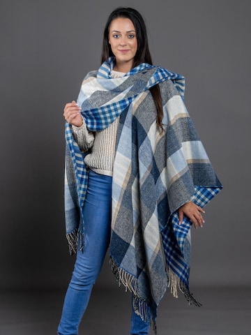 COLLEZIONE ALESSANDRO Cape 'Bella' in Blue