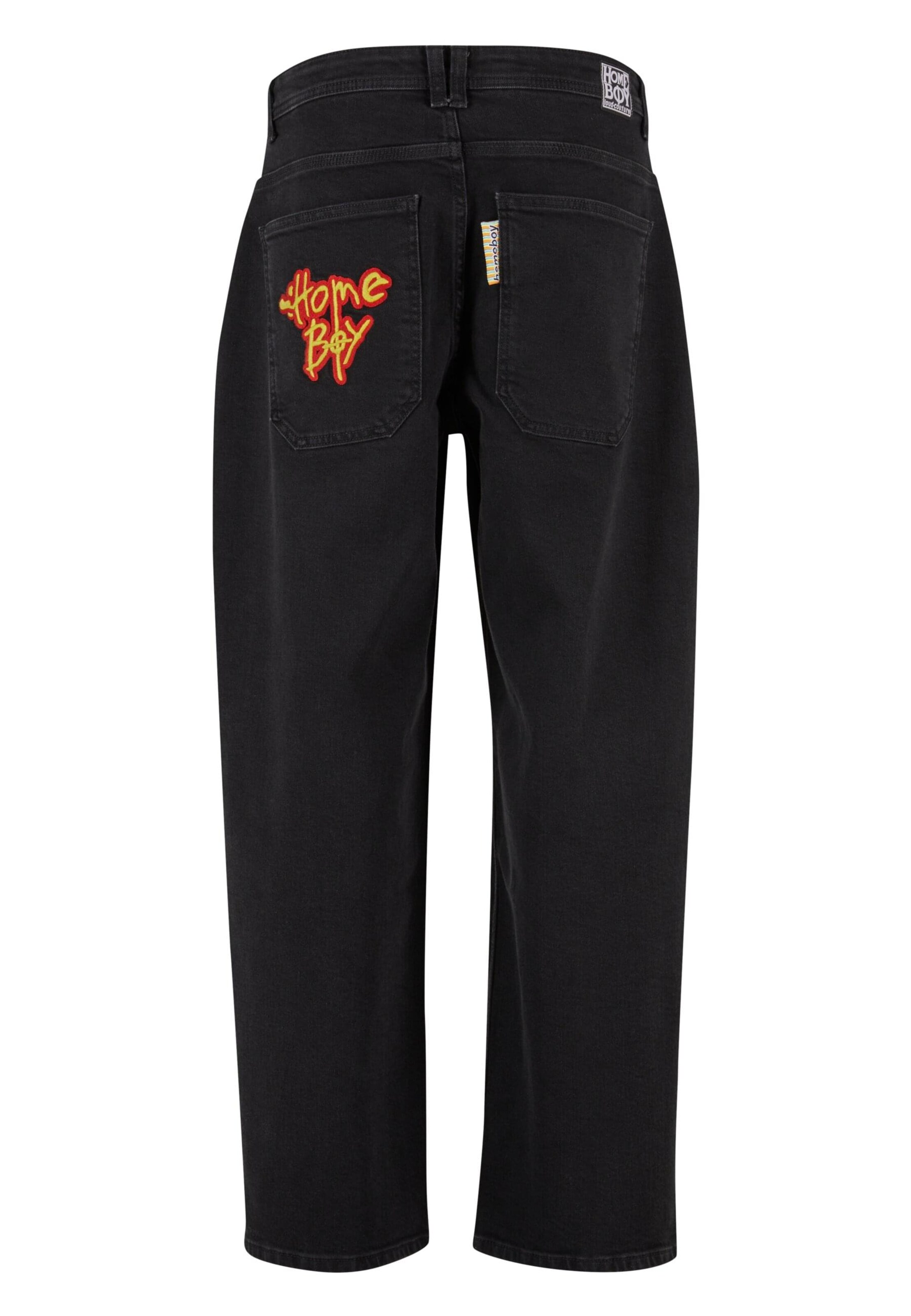 HOMEBOY Baggy Jeans 'X-tra Monster Pencil' in Schwarz