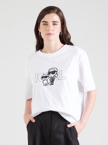 Karl Lagerfeld Футболка в Белый: спереди