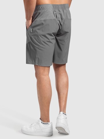Regular Pantalon de sport ' Powerfit Triple ' Smilodox en gris