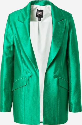 River Island Blazer in Green: front