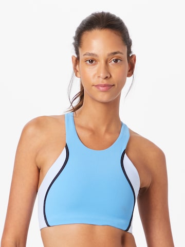 NIKE Bustier Sport-BH in Blau: predná strana