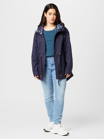 Ragwear Plus Between-Season Jacket 'MONADIS' in Blue