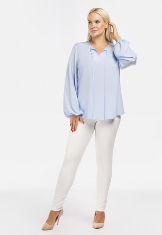 Karko Bluse 'SEWKA ' in Blau