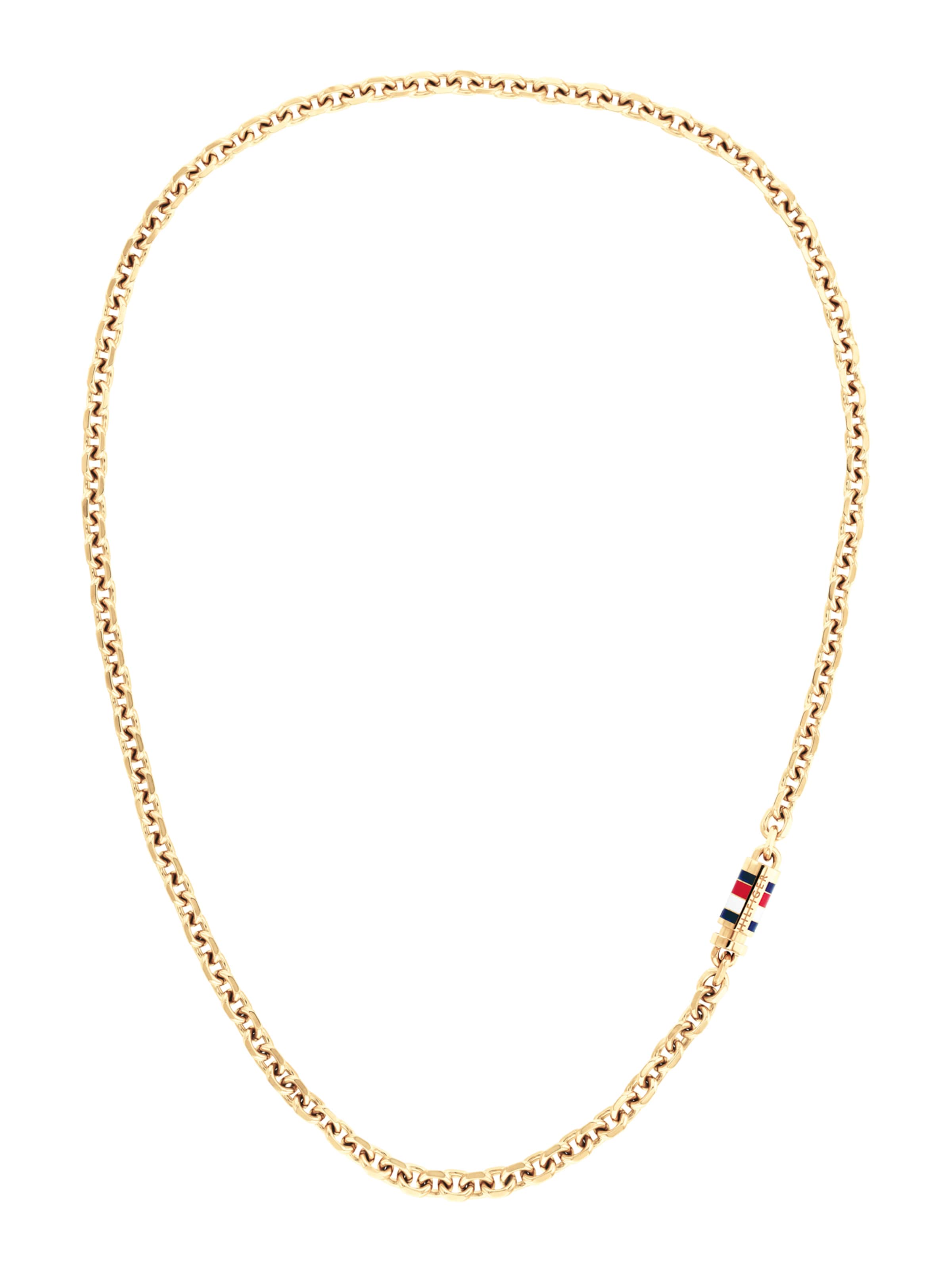 TOMMY HILFIGER - Colar 'Bruce' em ouro: frente