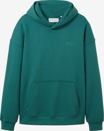 TOM TAILOR DENIM Sweatshirt in Green: front