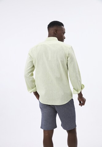 Coupe regular Chemise Felix Hardy en vert