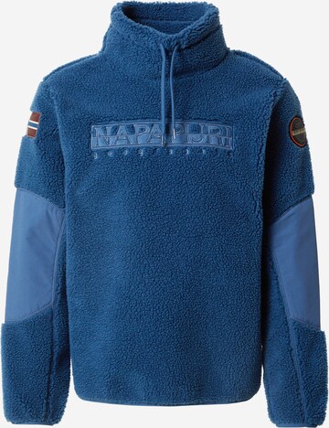 Sweat-shirt 'TEIDE' NAPAPIJRI en bleu : devant