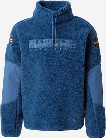 Sweat-shirt 'TEIDE' NAPAPIJRI en bleu : devant