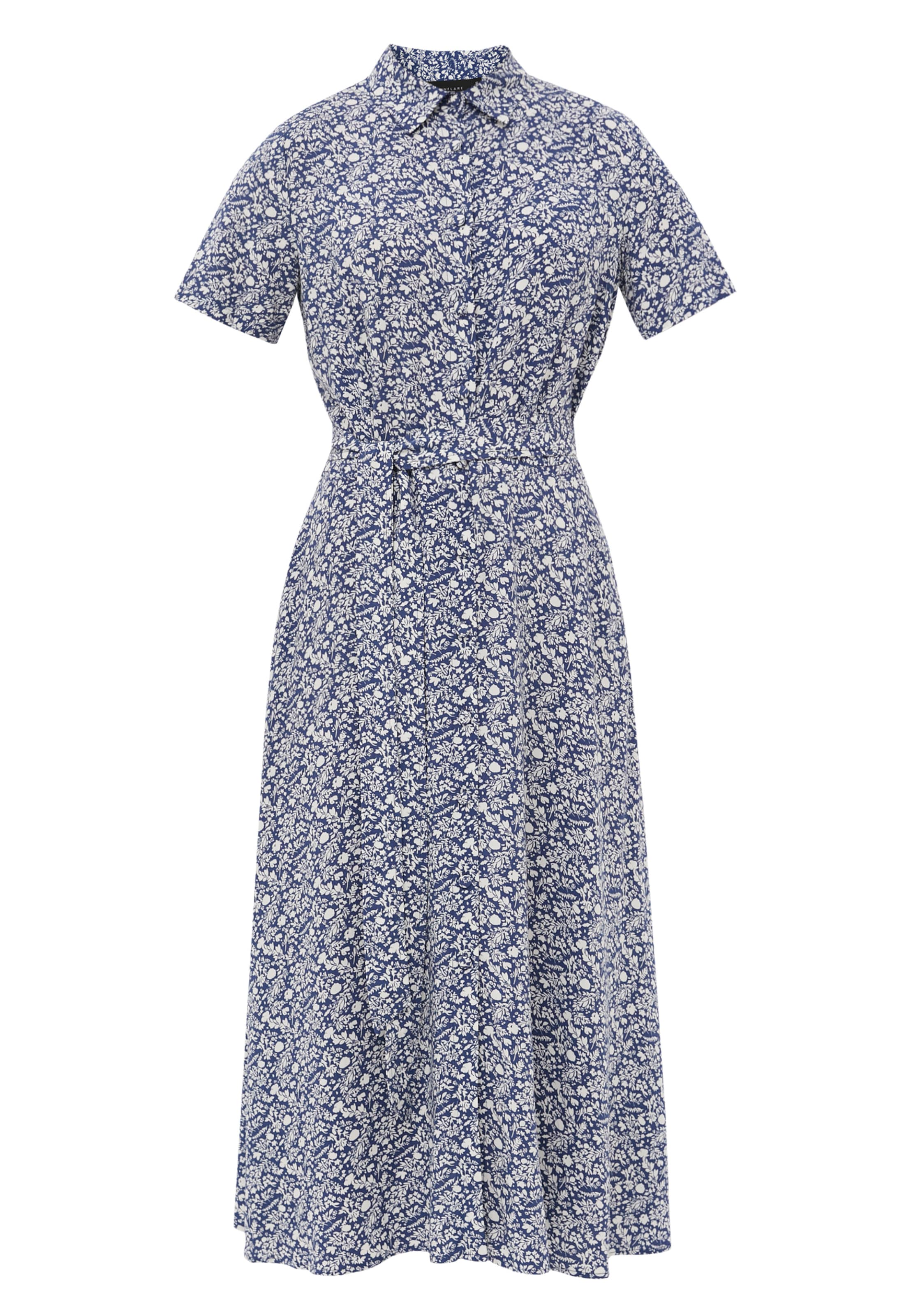 Finn Flare Sommerkleid 'Print' in Blau: Vorderseite
