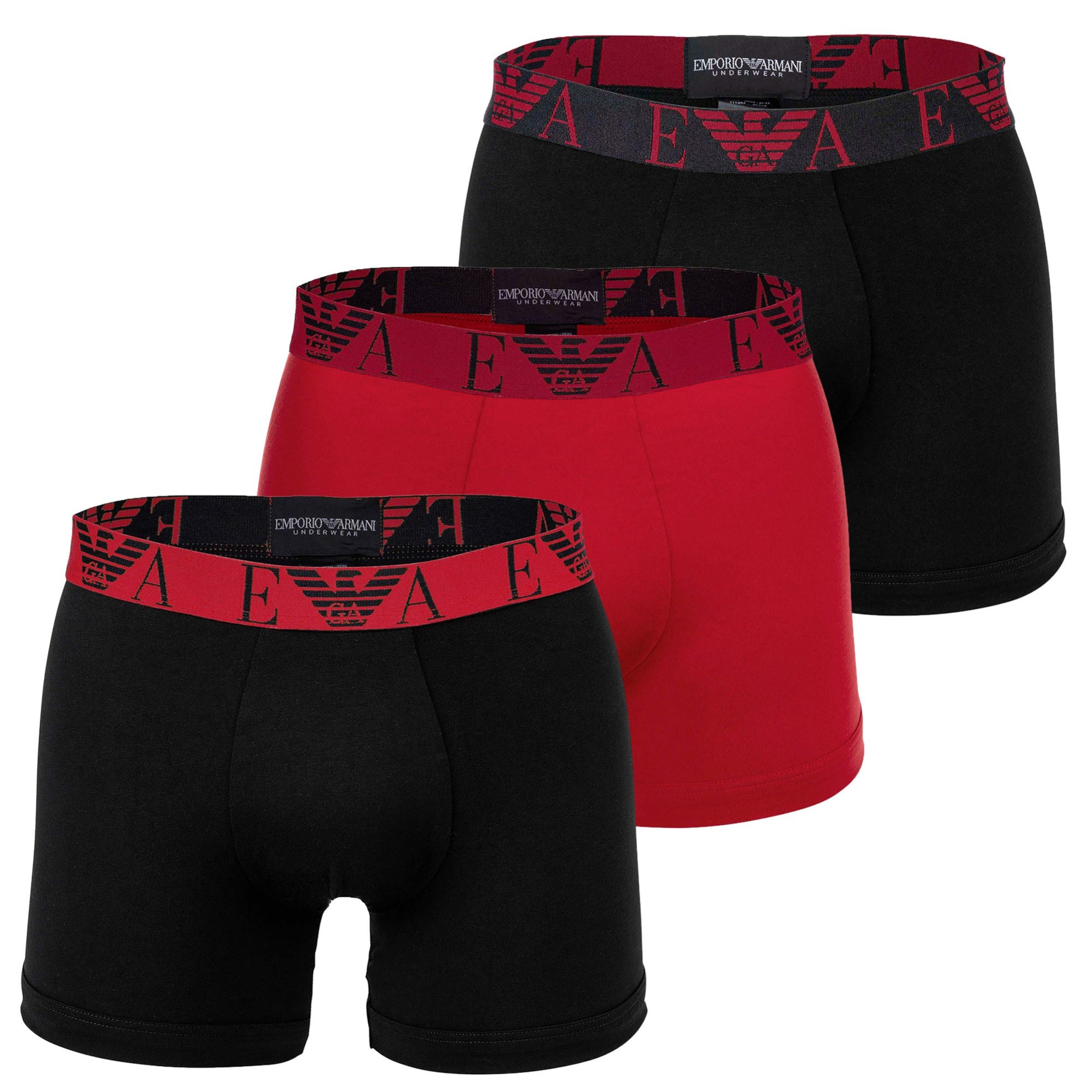 Emporio Armani Boxerky – červená: přední strana