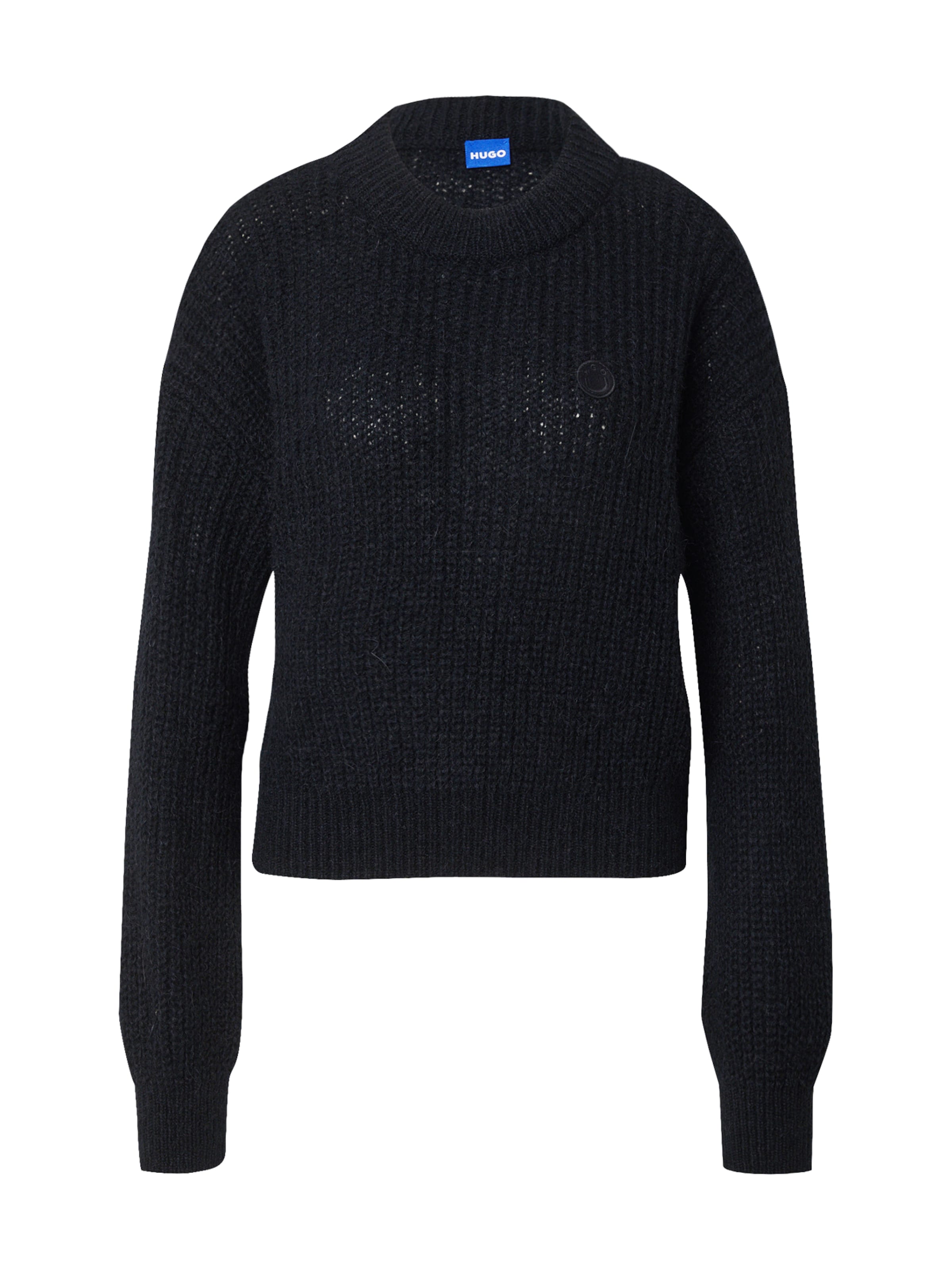 HUGO Kampsun &#x27;Slogerynna_B&#x27;, värv must: eest vaates