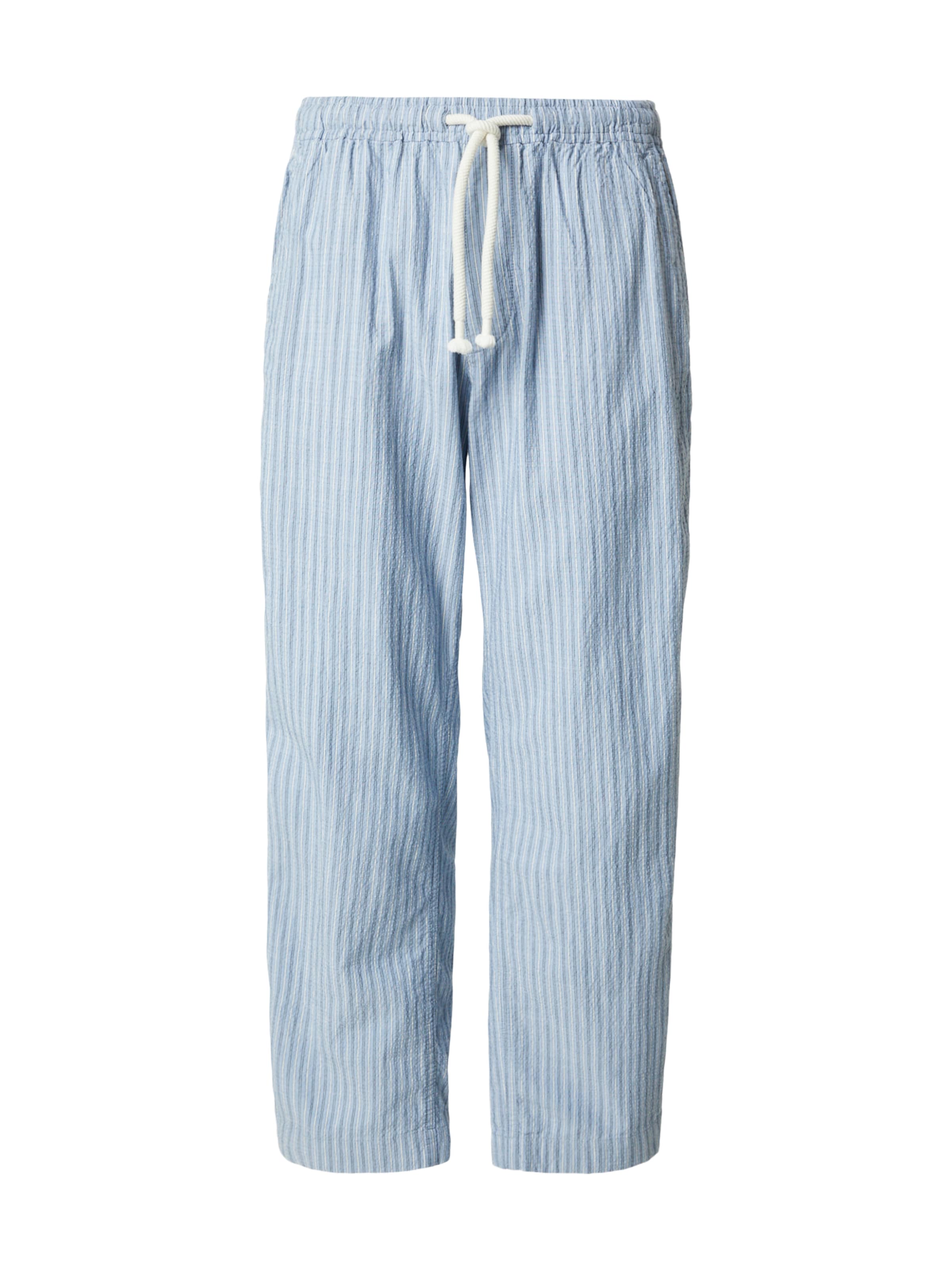 Baggy Pantalon 'GETAWAY' Abercrombie & Fitch en bleu : devant