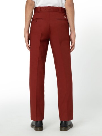 regular Pantaloni con piega frontale '874 WORK' di DICKIES in rosso
