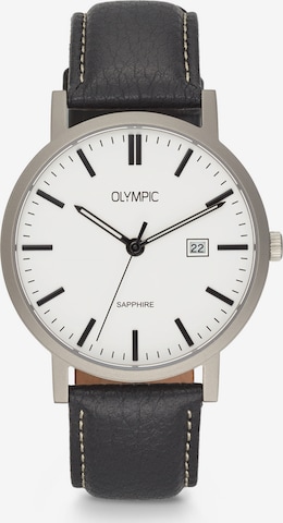 Montre à affichage analogique Olympic en marron : devant