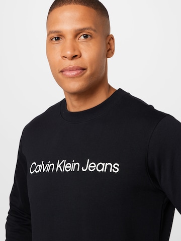 Sweat-shirt Calvin Klein Jeans en noir