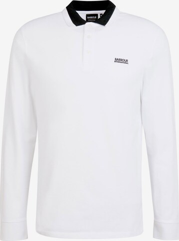 T-Shirt Barbour International en blanc : devant