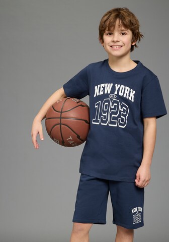 H.I.S EM Set in Blau: Vorderseite