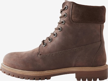 Next Lace-up boots in Brown: front