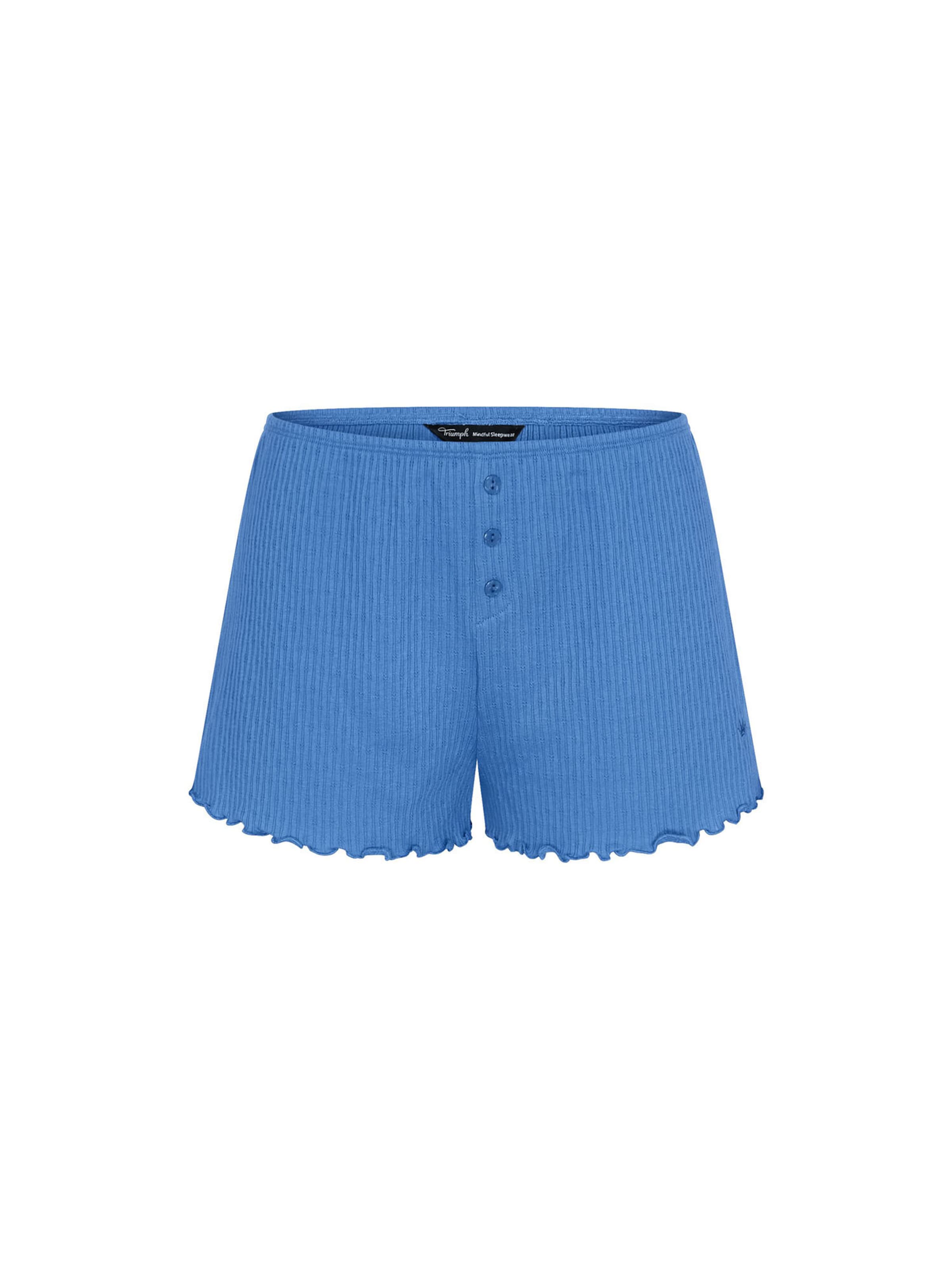 TRIUMPH Pajama pants ' Red Label Mix & Match ' in Blue: front