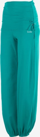 Effilé Pantalon de sport 'WH1' Winshape en vert