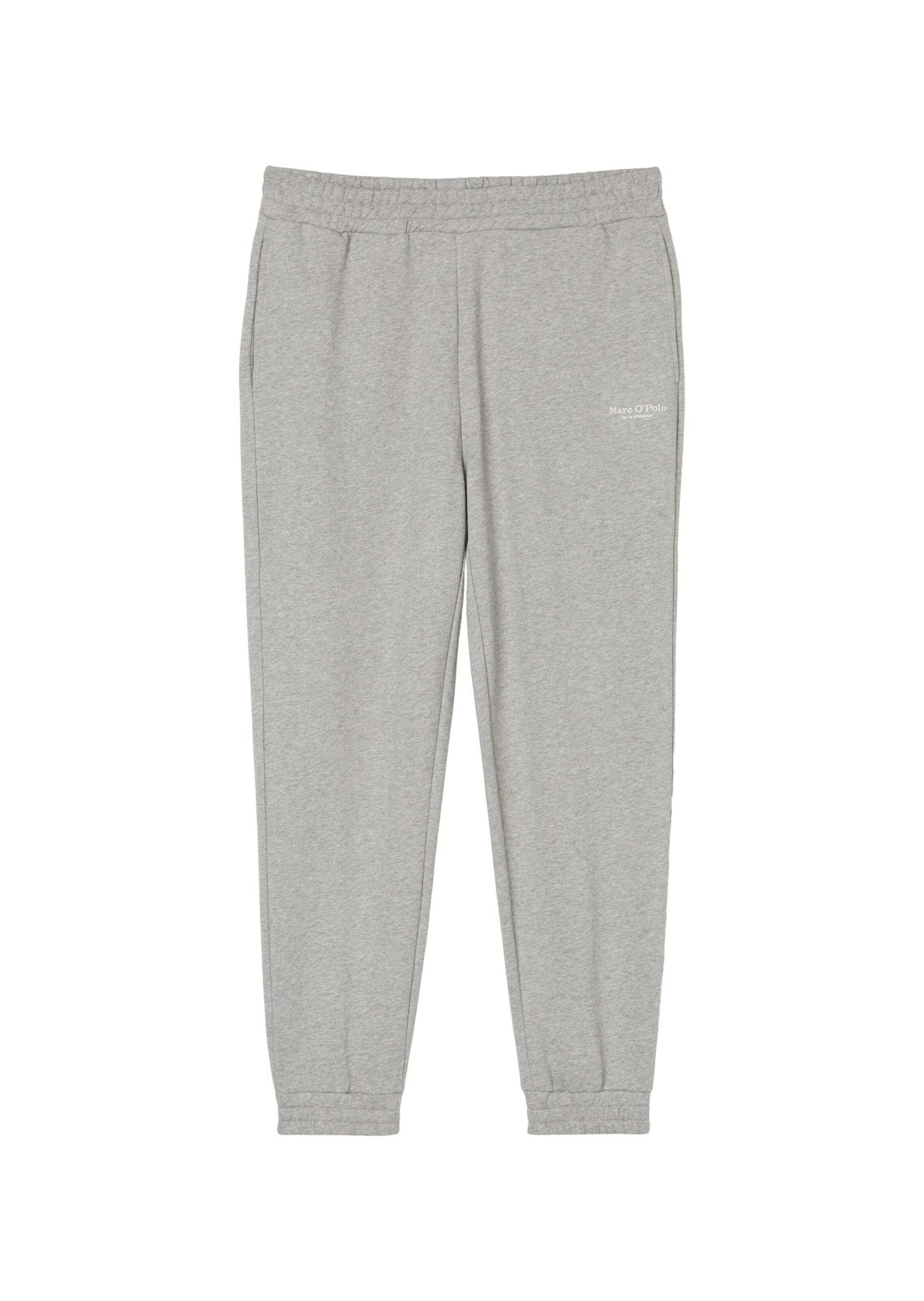 Marc O'Polo Tapered Broek in Grijs: voorkant