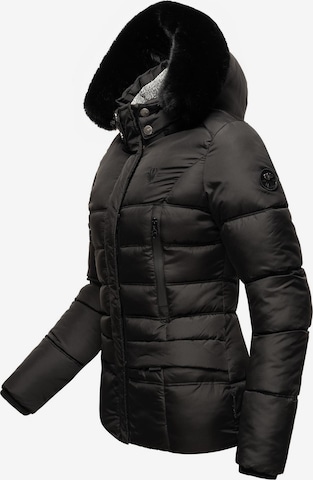 MARIKOO Winterjacke 'Loveleen' in Schwarz