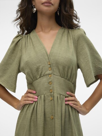 VERO MODA Sukienka koszulowa 'MELANEY' w kolorze zielony