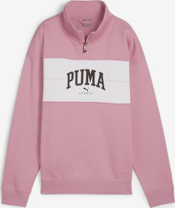 PUMA Sweatshirt 'Squad' in Pink: Vorderseite