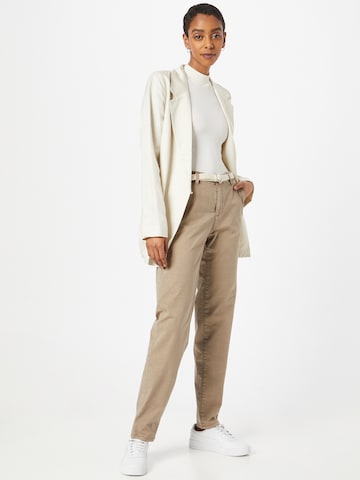 ESPRIT - regular Pantalón chino en beige