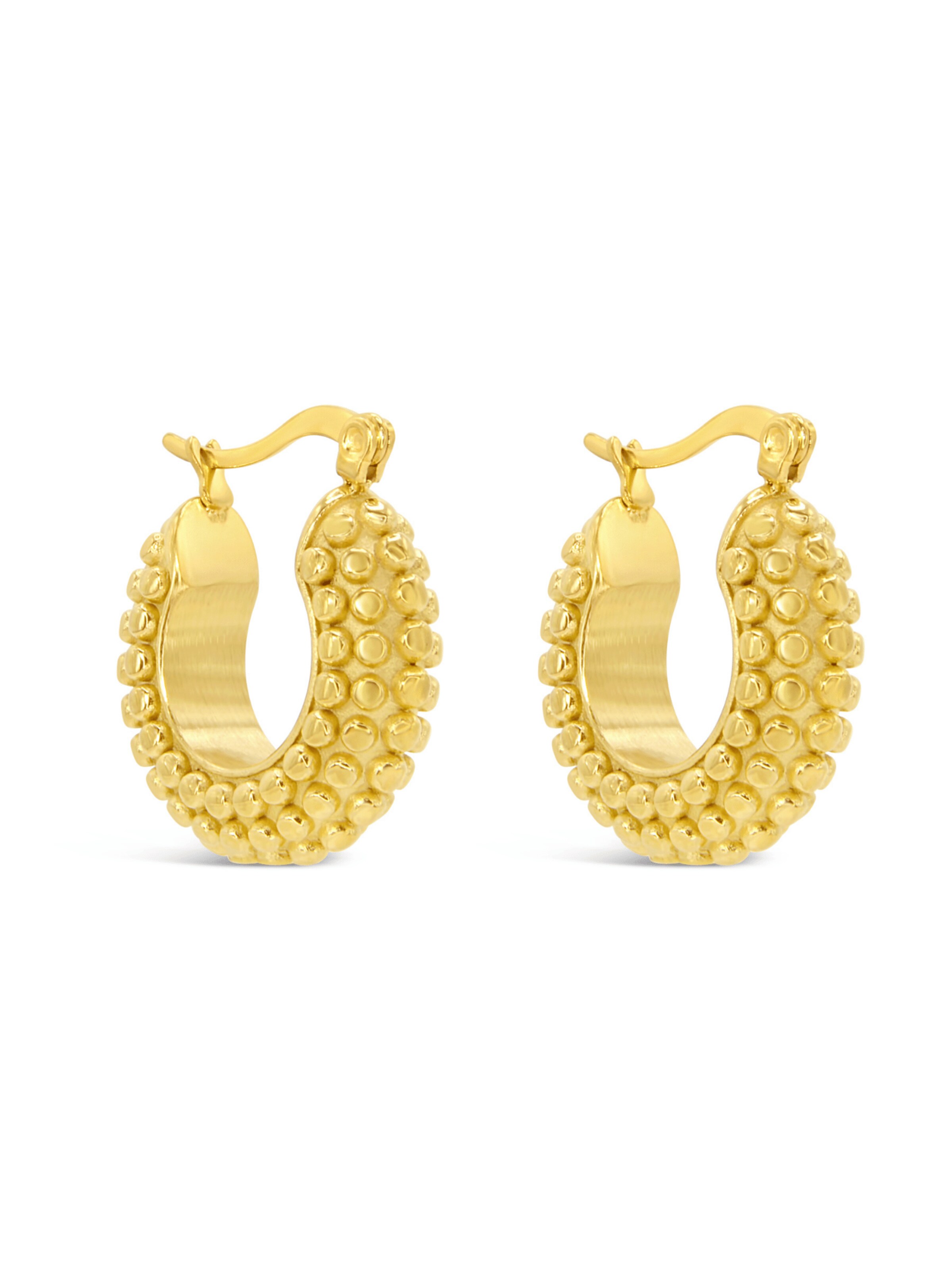 ARS-ARGENTI Ohrringe '1001 NIGHT'‌‌‌‌ in Gold: Vorderseite