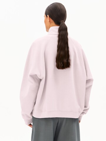 ARMEDANGELS Sweatshirt GMT DYE TROYER in Pink