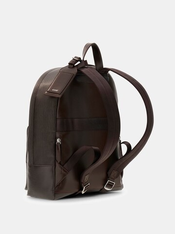 GUESS Rucksack 'Milano' in Braun
