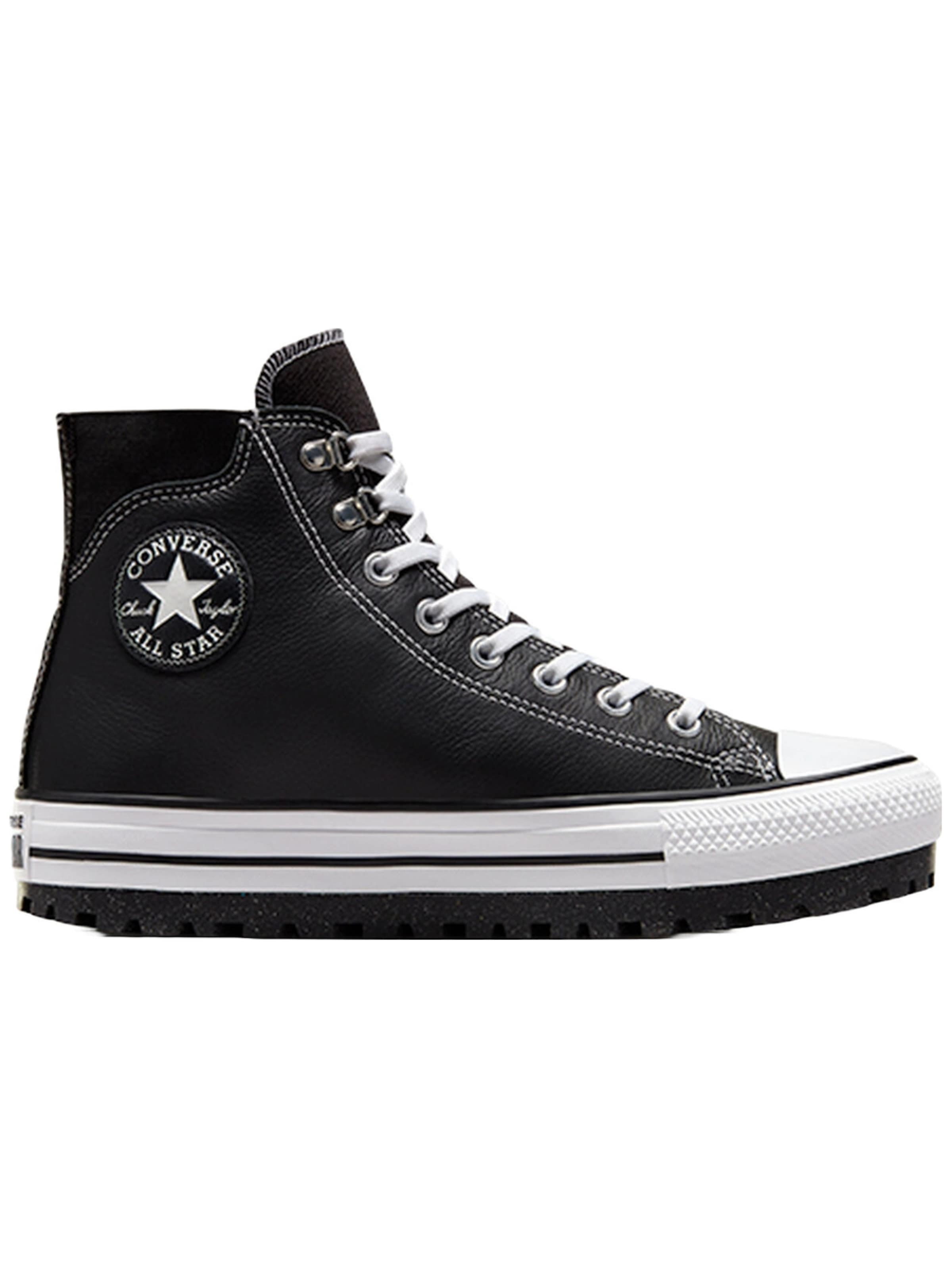 Sneaker alta 'Chuck Taylor All Star City Trek Waterproof' di CONVERSE in nero: frontale