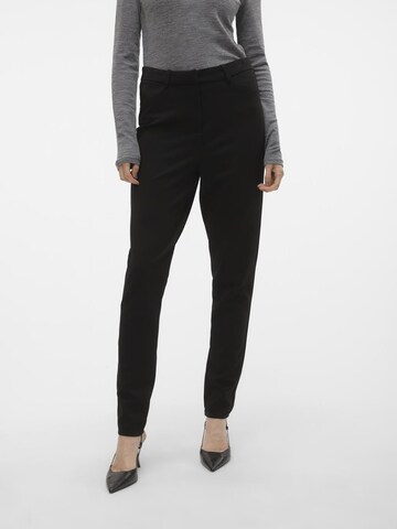 VERO MODA Slim fit Leggings 'AUGUSTATHEA' in Black: front
