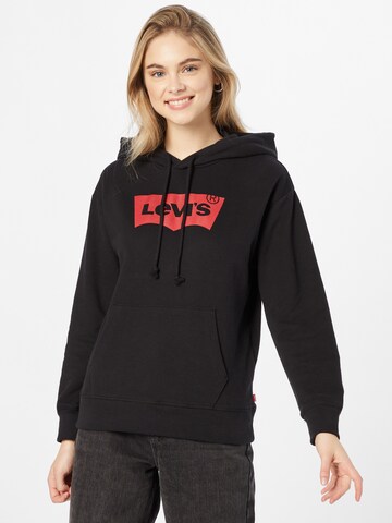 juoda LEVI'S ® Megztinis be užsegimo 'Graphic Standard Hoodie': priekis