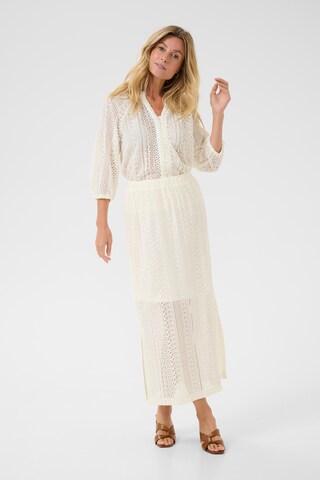 Jupe 'Rubby' Cream en blanc