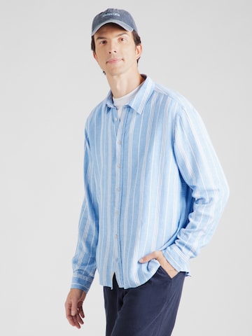 Regular fit Camicia 'BHBobby' di BLEND in blu: frontale