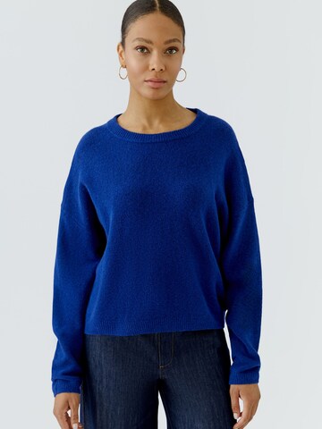 OUI Pullover 'NILA' in Blau: Vorderseite