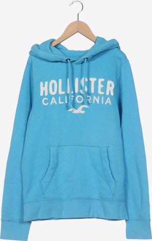 HOLLISTER Sweatshirt & Zip-Up Hoodie in M in Blue: front