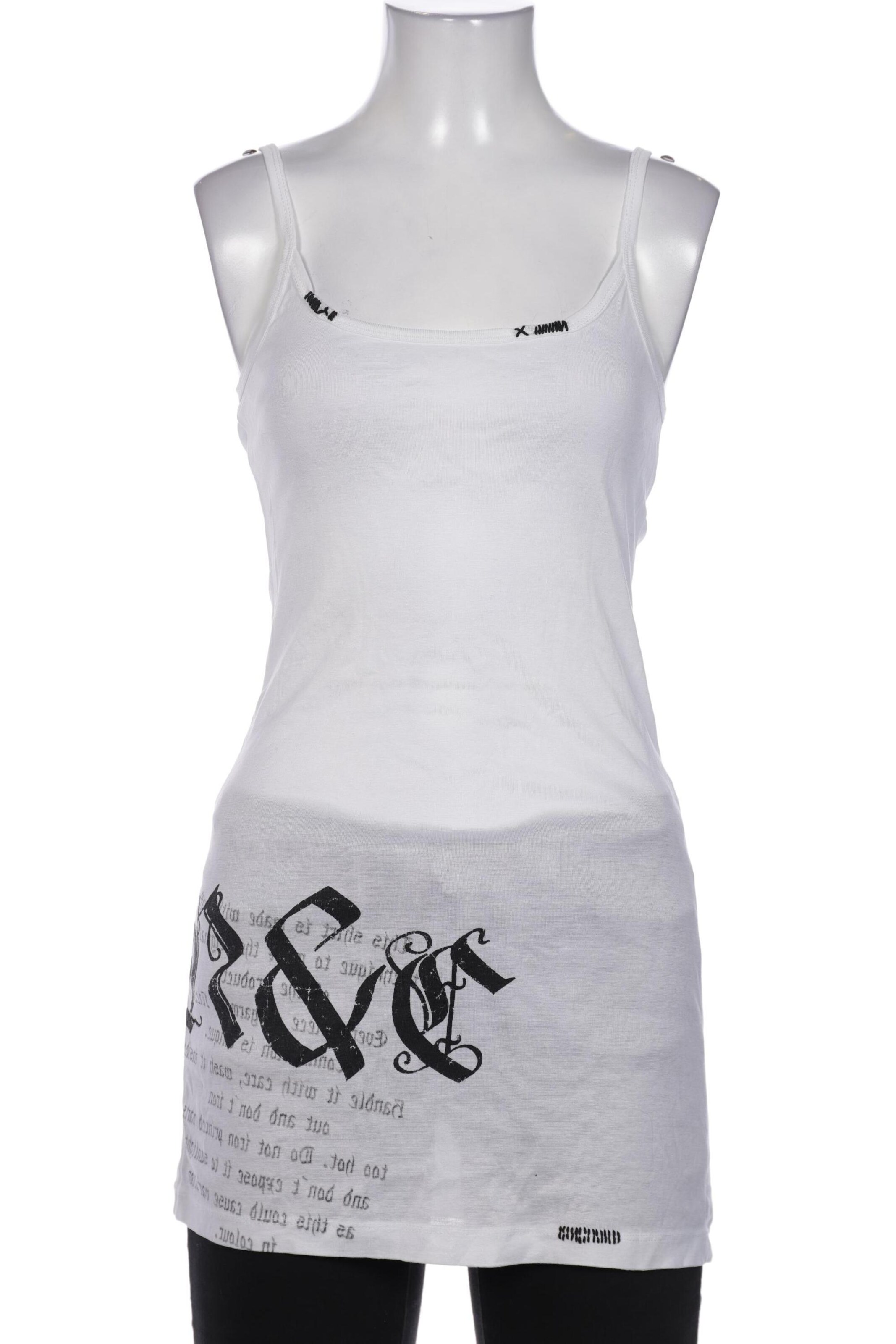 Nice Connection Top & Shirt in XS in White: front