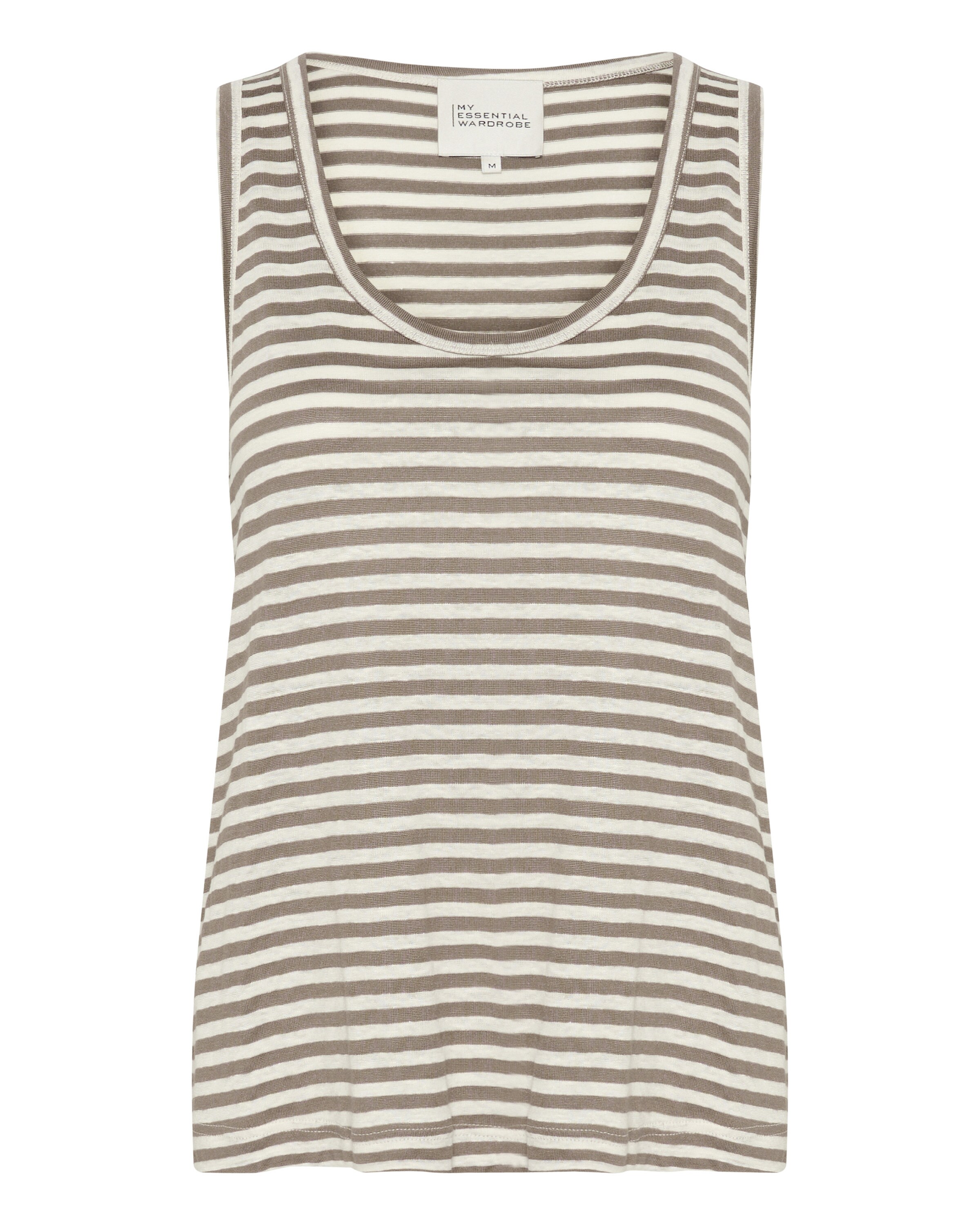 My Essential Wardrobe Top 'Lisa' in Brown: front