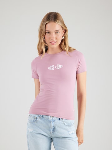 GUESS JEANS Shirt in Roze: voorkant