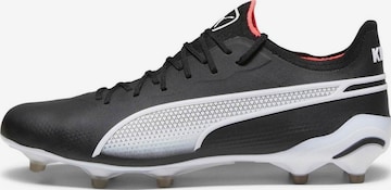PUMA Soccer shoe 'Puma King Ultimate FG AG' in Black: front