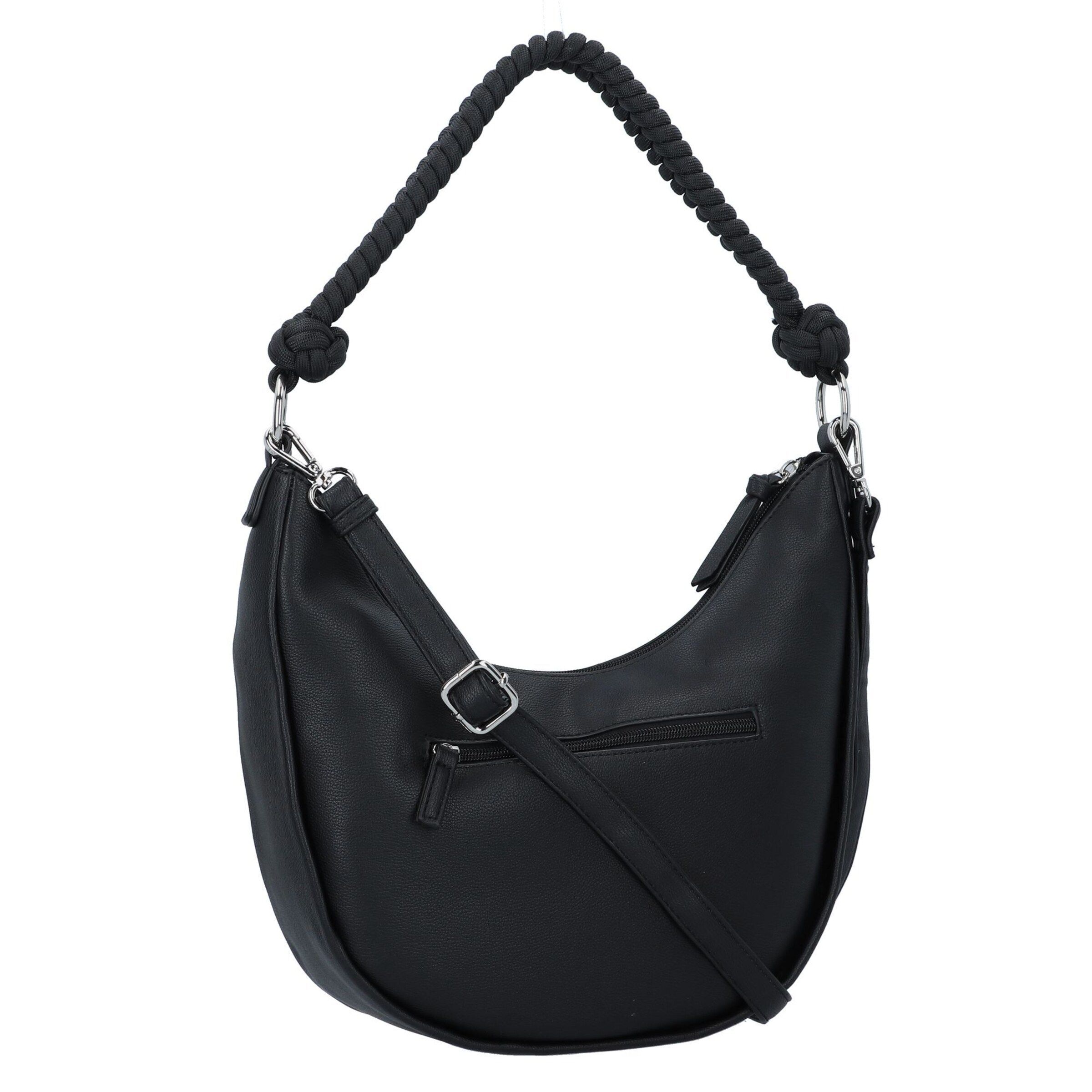 TOM TAILOR Shoulder bag 'Alanis' in Black