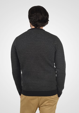 INDICODE JEANS Strickpullover 'Coppler' in Schwarz