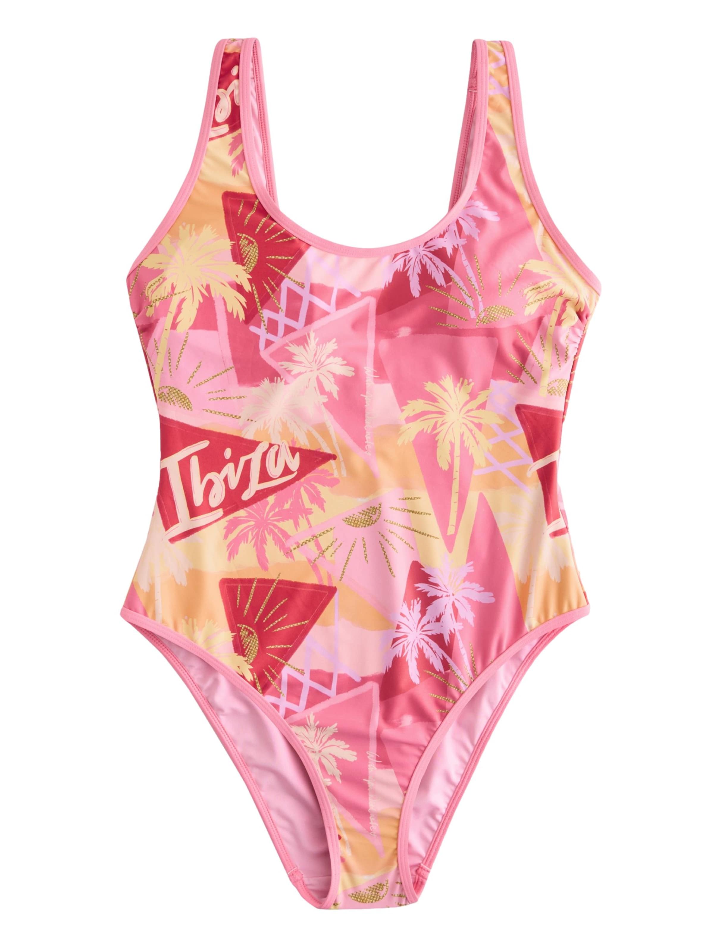 Invisible Maillot de bain Rockett St George en rose : devant