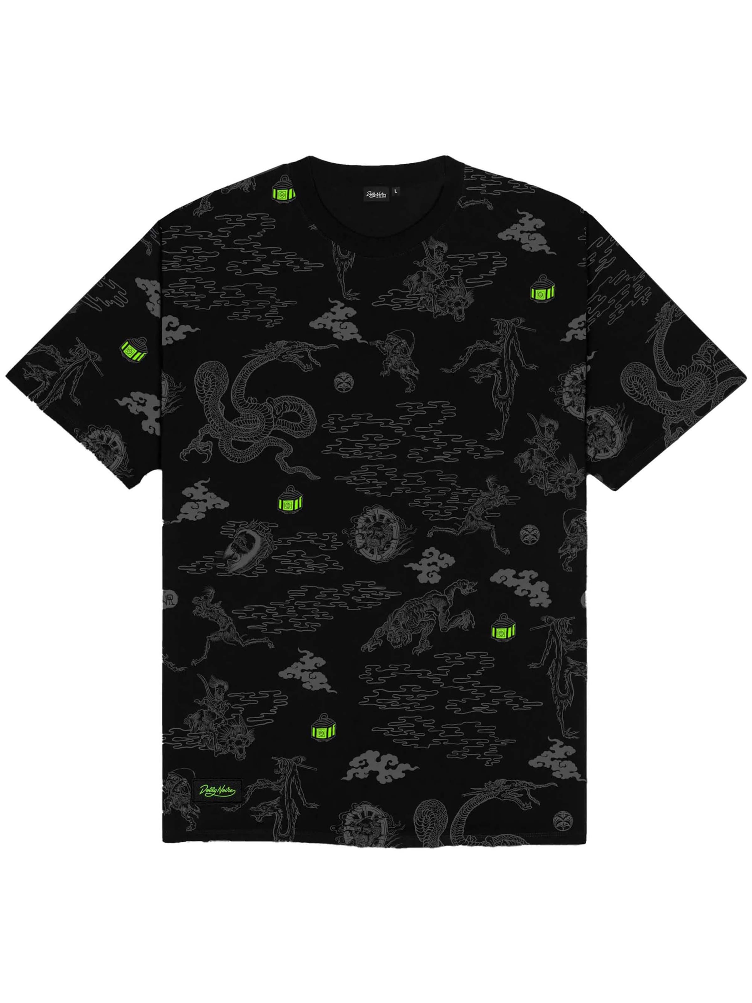 DOLLY NOIRE Shirt in Zwart: voorkant